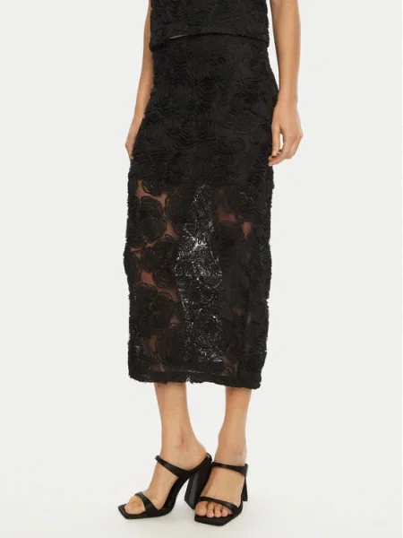 ROTATE Fustă tip creion negru