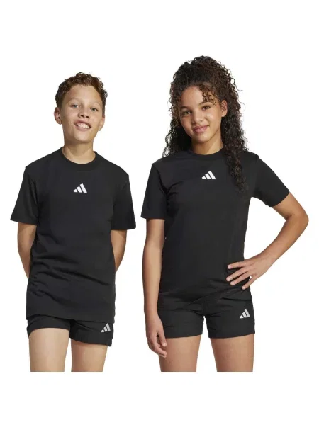 Gyerek póló Adidas fekete