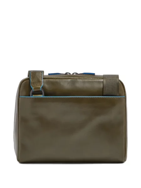 Crossbody torbica Piquadro s autogramom zelena