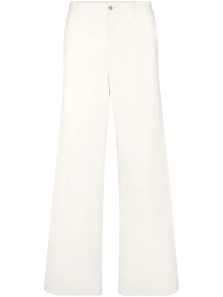 Pantaloni Philipp Plein de catifea alb