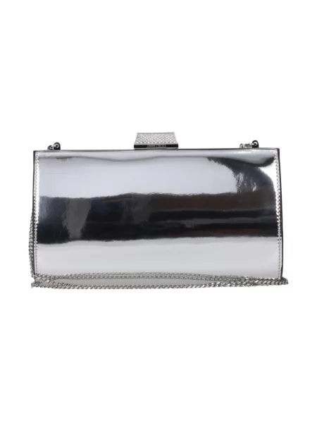 Kopertówka Jimmy Choo skórzana biznesowa szara