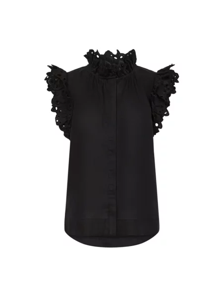 Lniana koszula Copenhagen Muse czarna