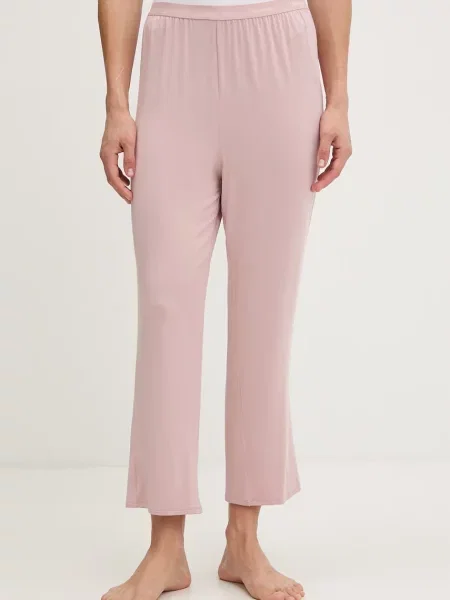 Calvin Klein Underwear spodnie piżamowe z modalu różowe