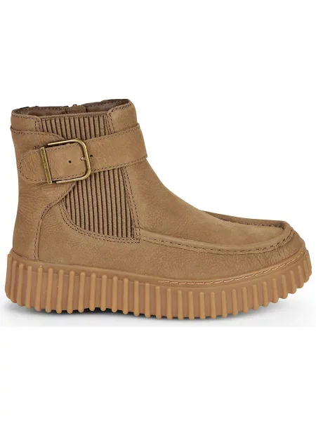 Boty Clarks Torhill Buckle hnědé