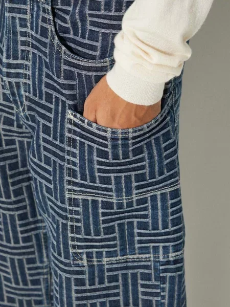 Джинси Kenzo Cargo Monkey Fit Jeans Weave