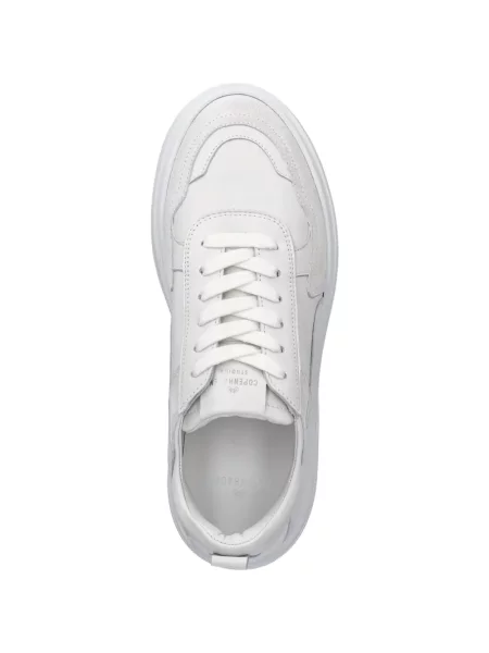 Sneakerși Copenhagen din piele alb