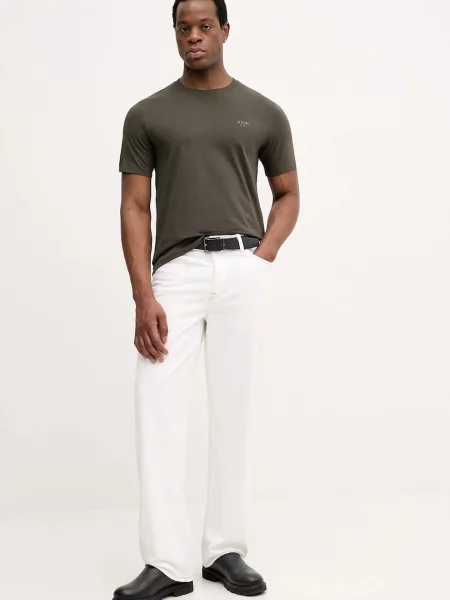 JOOP! Jeans Majica Alphis oliva / temno zelena