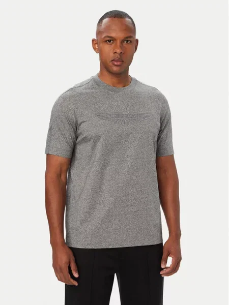 BOSS Tricou BOSS x ASTON MARTIN C-Taut gri