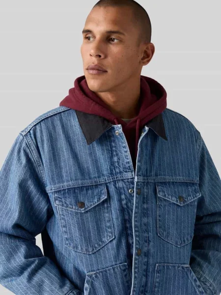 Kurtka jeansowa o kroju relaxed fit z czystej bawełny Levi's niebieska