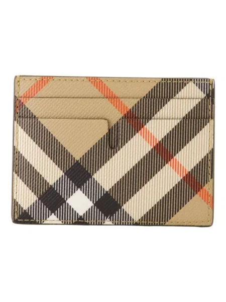 Portfel Burberry w kratę beżowy