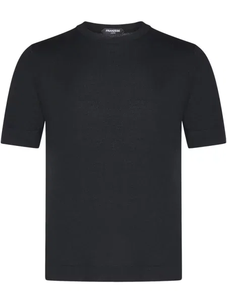 Tricou Franzese Collection tricotate negru