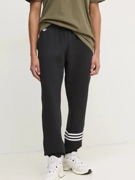 Kalhoty Adidas Originals s aplikacemi černé