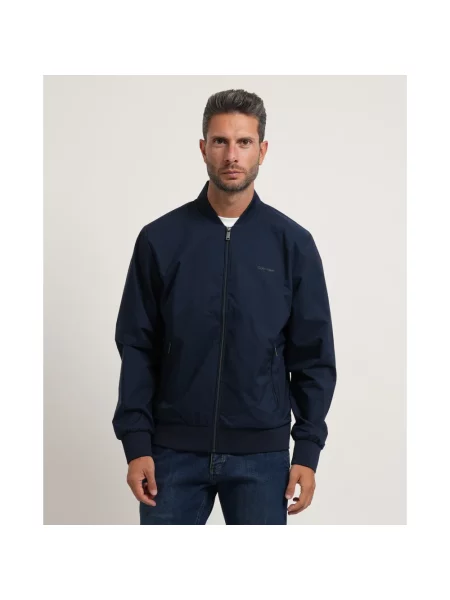 Kurtka bomber Calvin Klein niebieski