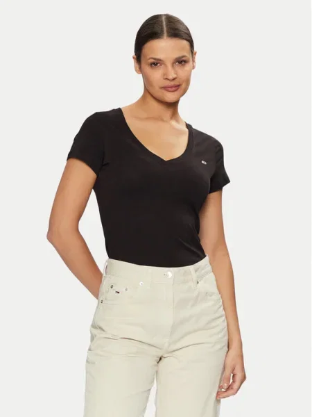 Tommy Jeans tričko dámske čierna
