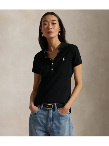 Tricou polo Polo Ralph Lauren negru