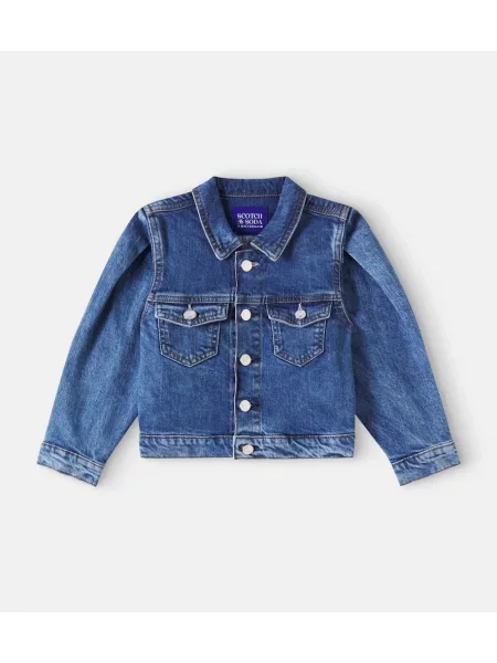Džinsinė striukė Scotch & Soda mėlyna