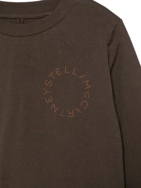 Koszulka dziecięca Stella Mccartney brązowa
