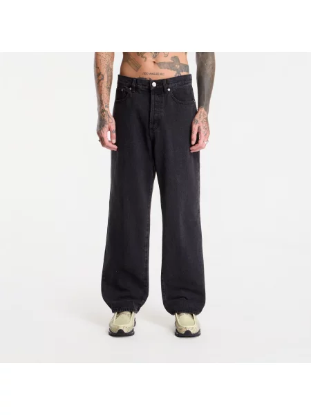Τζιν Obey Classic Baggy Denim Faded Black μαύρο