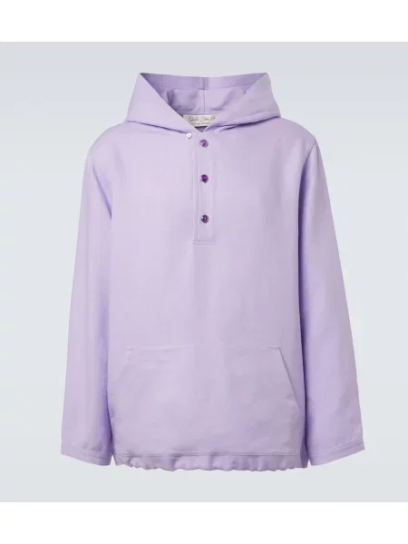 Geacă God's True Cashmere de in cu glugă violet