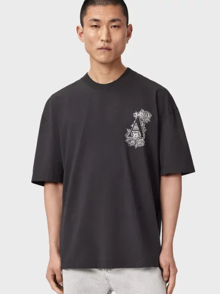 Футболка Allsaints серая