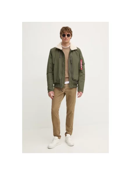 Kurtka bomber Alpha Industries zielony