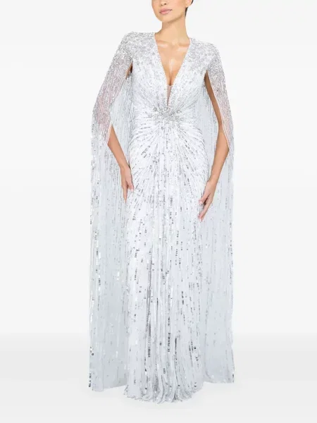 Rochie Jenny Packham cu paiete alb