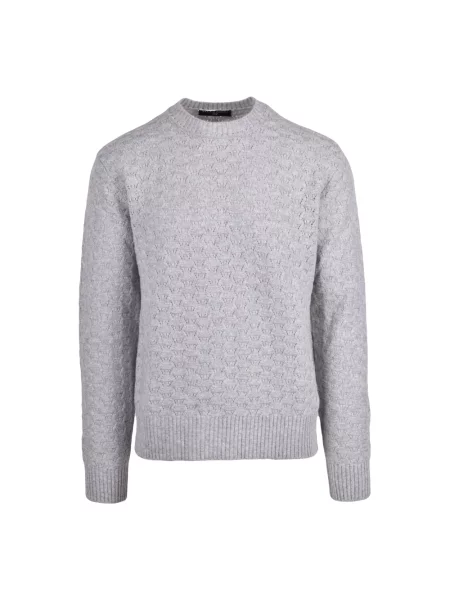 Sweter Daniele Fiesoli wełniany szary