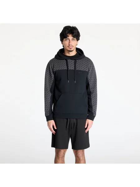 Hanorac cu glugă Hugo Boss negru