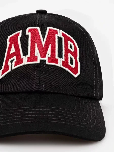 Бейсболка AMBUSH Baseball Cap Tap з аплікацією чорний