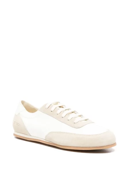Sneakerși Common Projects cu șireturi din dantelă alb