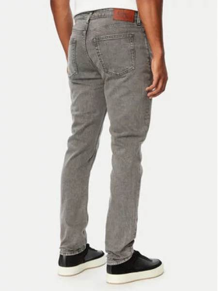 Calvin Klein Jeans Džinsai Slim Taper Fit pilka
