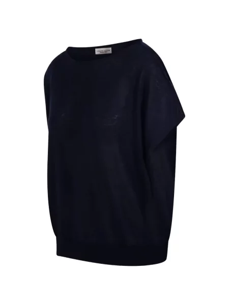 Tricou Roberto Collina scurt albastru