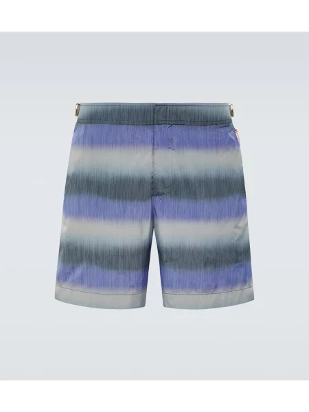 Pantaloni scurți Orlebar Brown cu imagine albastru