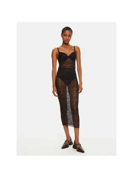 Guess Hálóing Regular Fit fekete