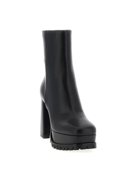 Buty do kostki Gianvito Rossi skórzane czarne