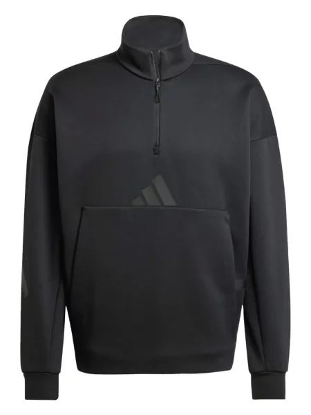 Pruhované pás kalhoty jogger Adidas s potiskem růžové