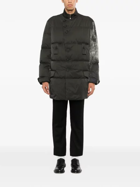 Яке Yohji Yamamoto с принт черно