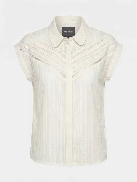 KOROSHI Bluză alb