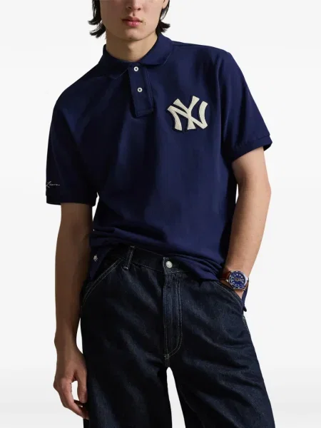 Ριγέ δερμάτινος κάλτσες Polo Ralph Lauren με κορδόνι μαύρο