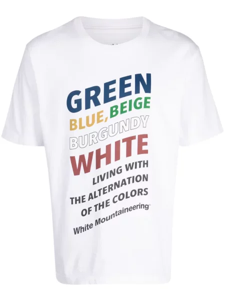 Tricou White Mountaineering cu imagine