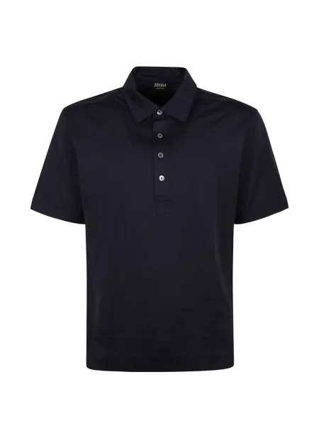 Tricou polo Zegna albastru