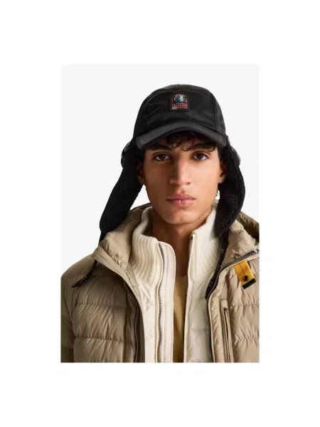 Czapka z daszkiem Parajumpers czarna