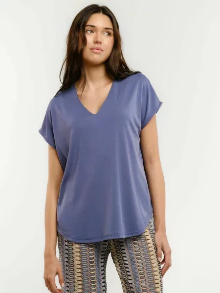 Liberte Essentiel Tricou NUNI denim albastru
