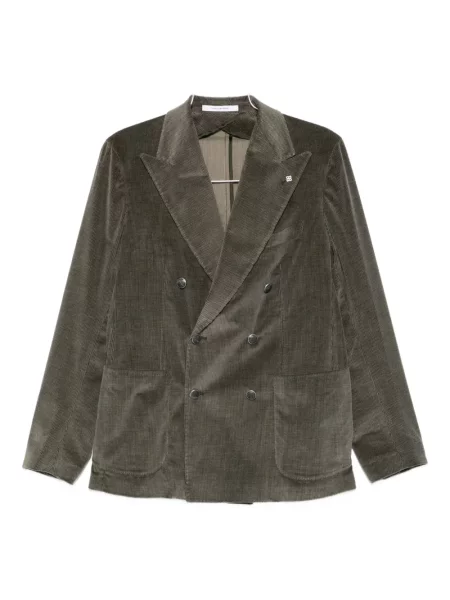 Sacou Tagliatore de catifea cord verde