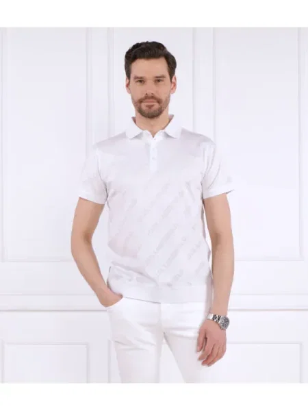 Karl Lagerfeld Polo Coreol alb