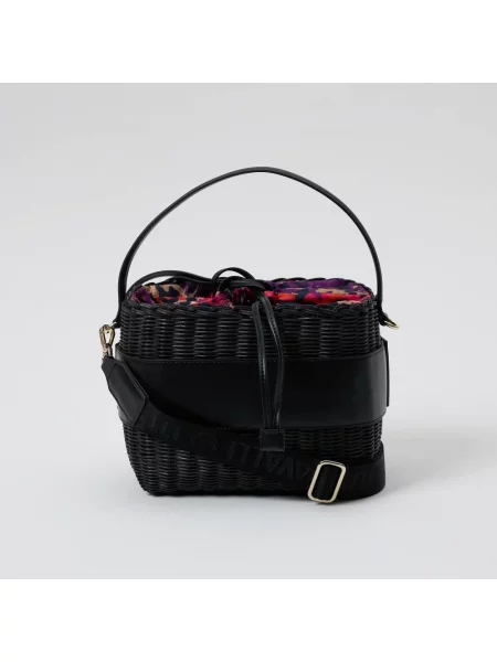 Plecak Just Cavalli z logo czarny