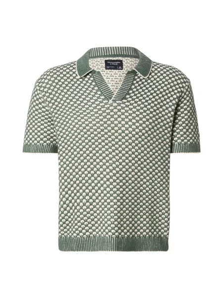 Abercrombie & Fitch Svetr nefritová bílá