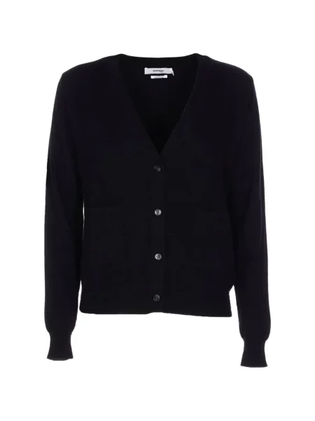 Cardigan Not Shy cu decolteu în V negru