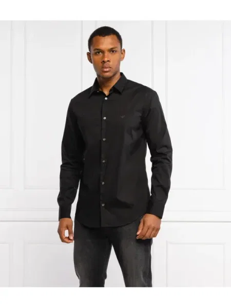Emporio Armani Cămașă negru