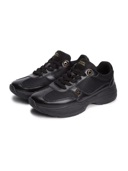 Sneakerși Tommy Hilfiger negru